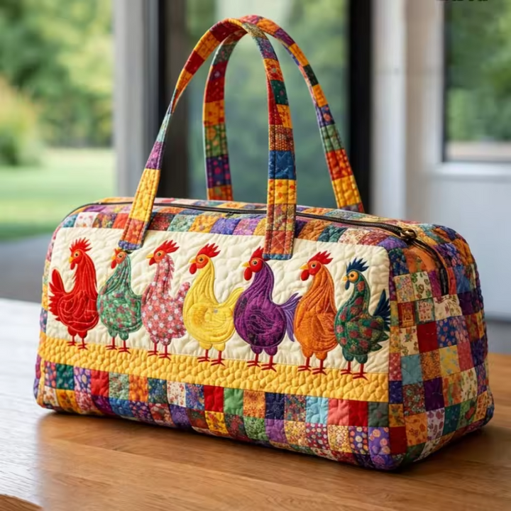 Emilie | Handgefertigte, weiche Reisetasche