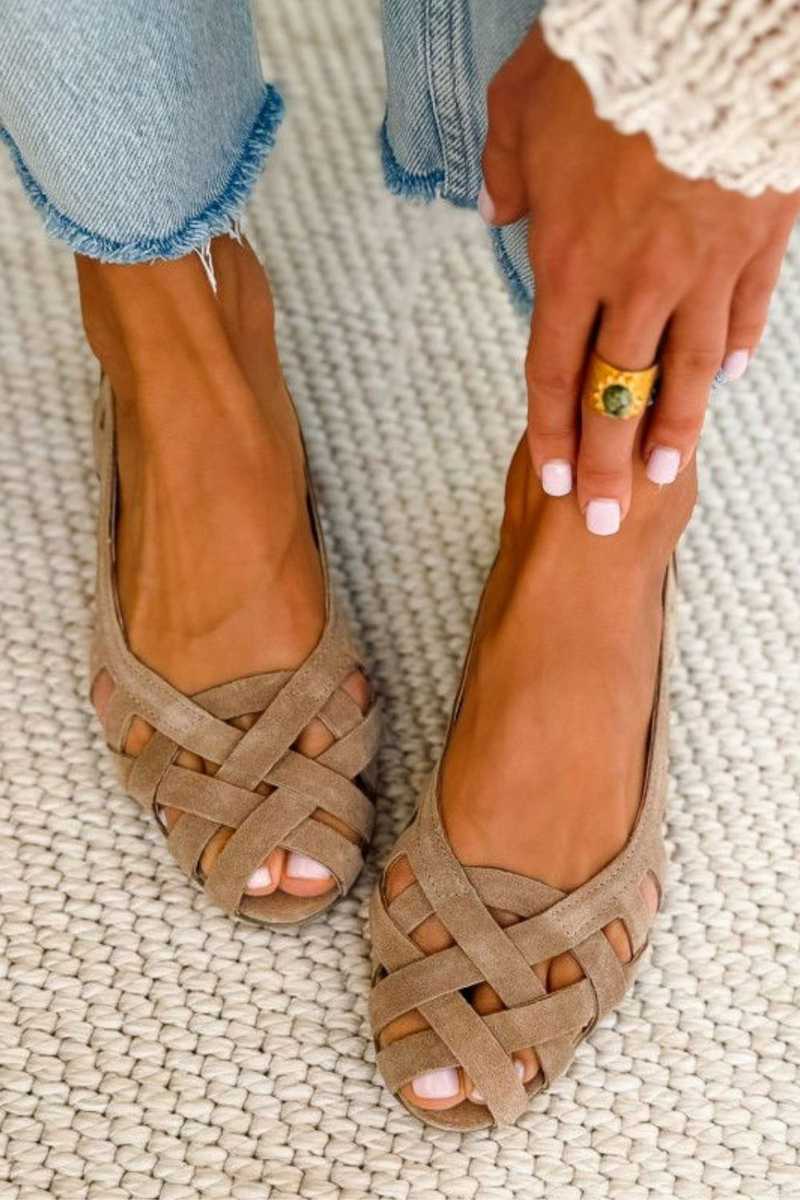 Caterina | Lebendige Flechtsandalen