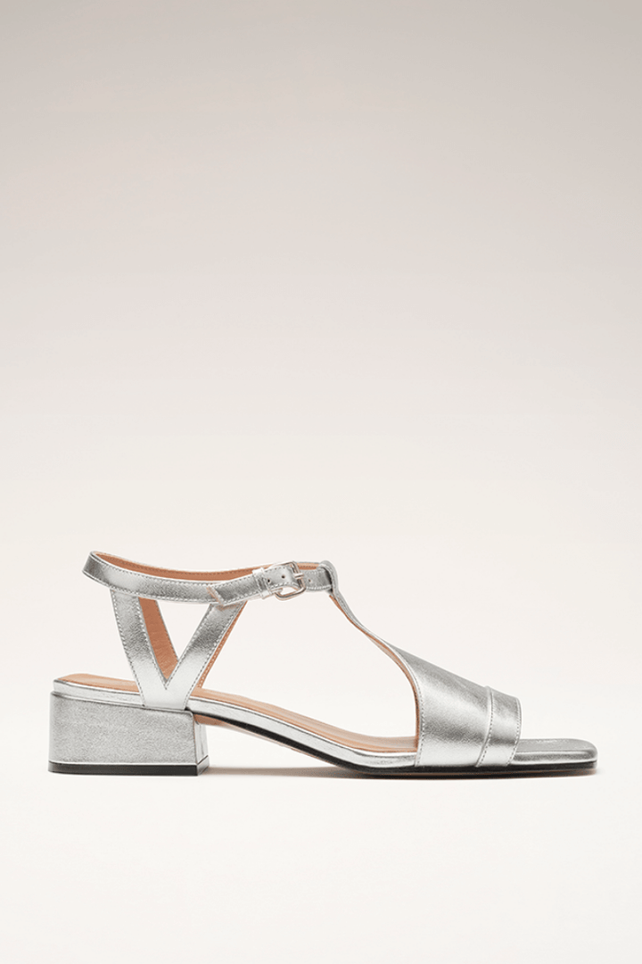 Serena | Silberne Sommersandalen