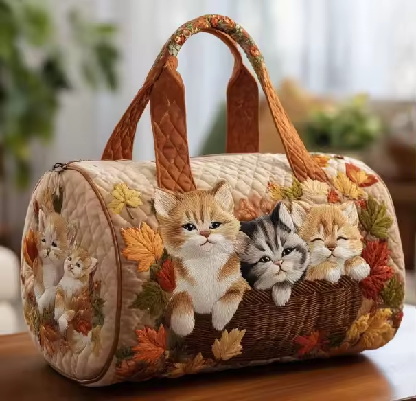 Élise | Handgefertigte, weiche Reisetasche