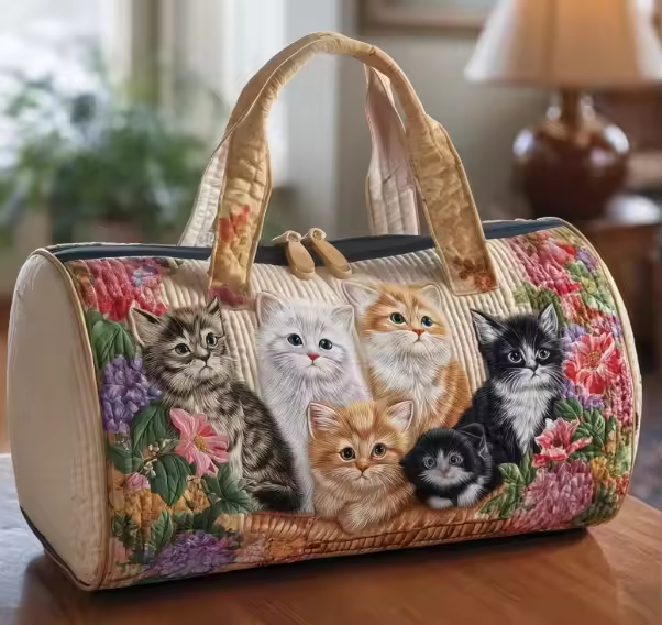 Sophie | Handgefertigte, weiche Reisetasche