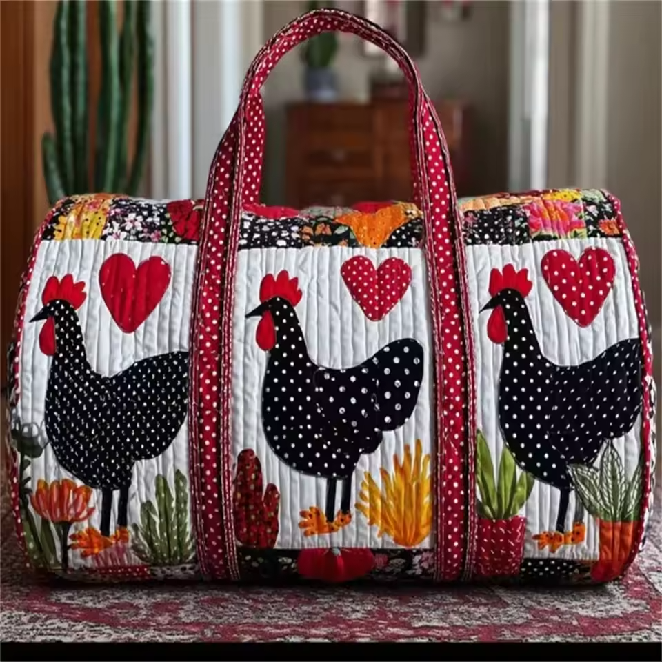 Angélique | Handgefertigte, weiche Reisetasche