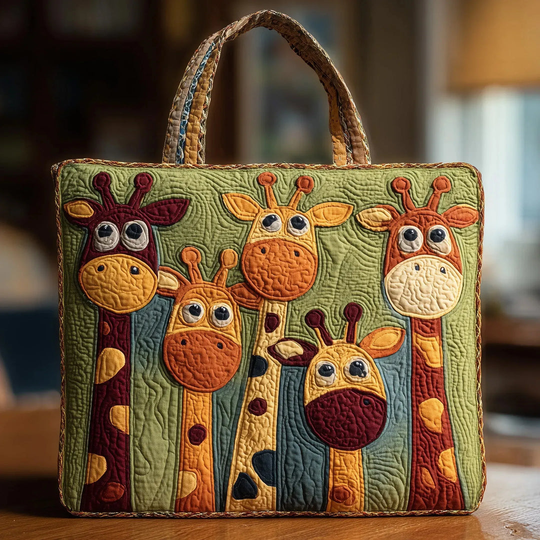 Gesteppter Shopper – Giraffe