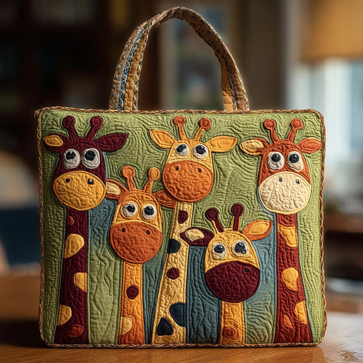 Gesteppter Shopper – Giraffe