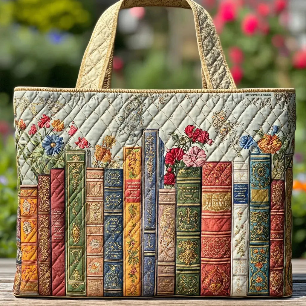 Gesteppter Shopper – Verzauberte Bibliothek