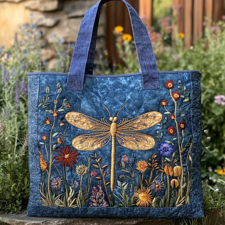 Gesteppter Shopper – Goldene Libelle