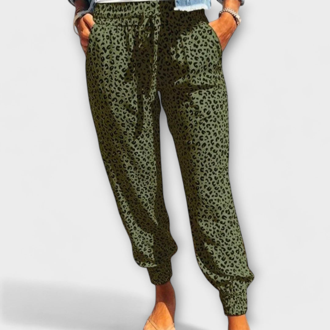 Romhild - Weite Leoparden-Hose
