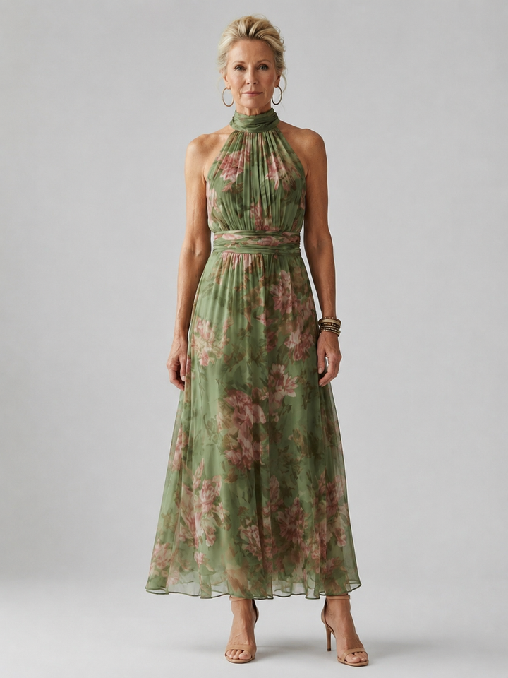 Naomi | Halter Maxi Kleid