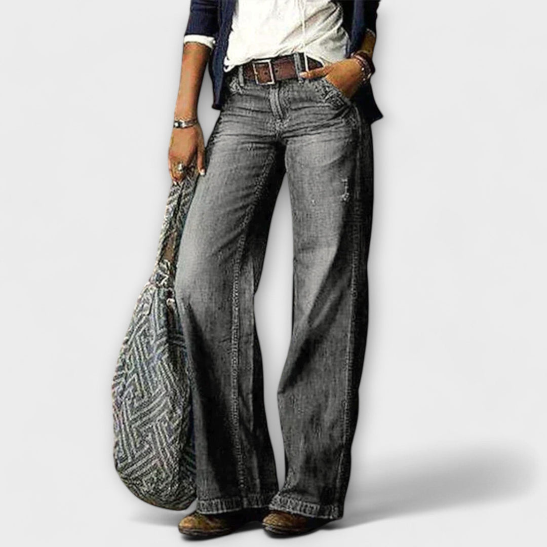 Hannelene - Weite Denim-Hose