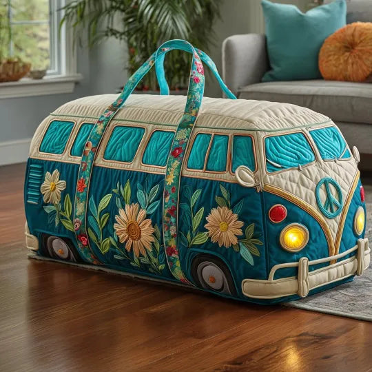 Lilou | Gesteppte Reisetasche Hippie-Van