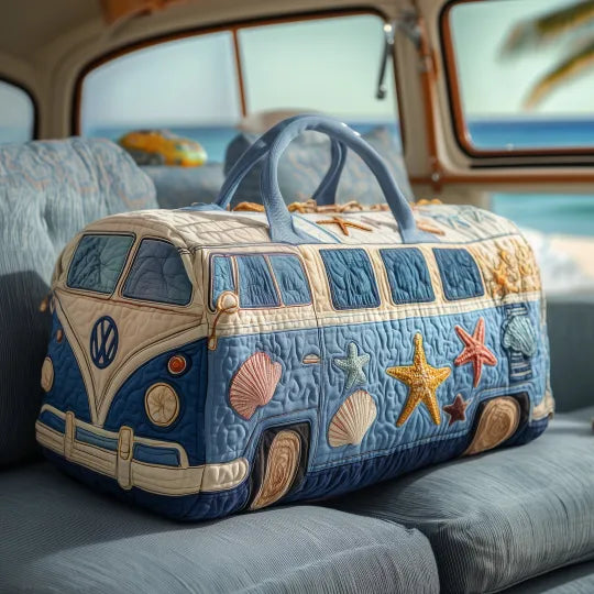 Amandine | Gesteppte Reisetasche Hippie Beach Van