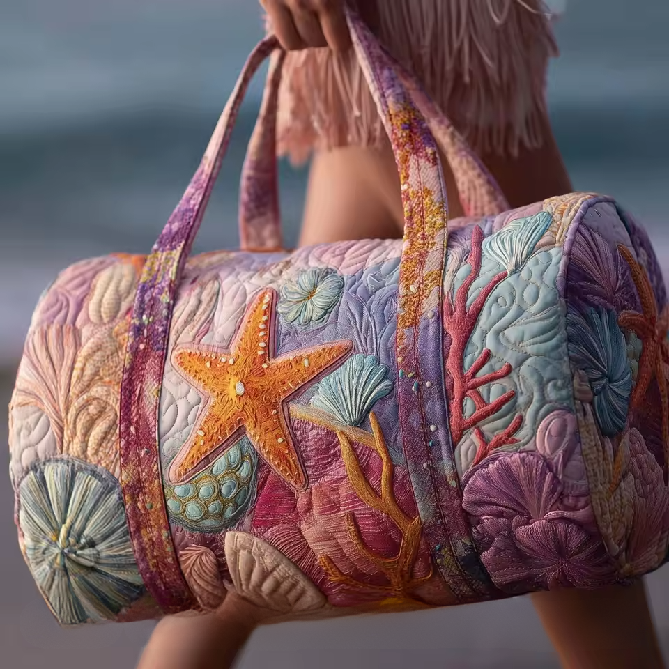 Élodie | Handgefertigte, weiche Reisetasche