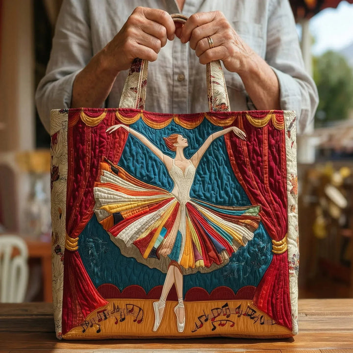 Gesteppter Shopper – Elegante Ballerina