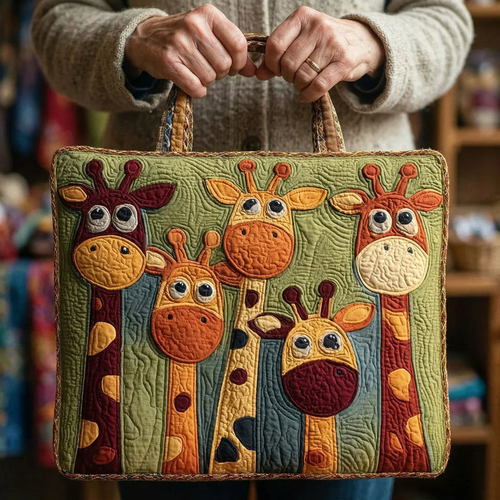 Gesteppter Shopper – Giraffe