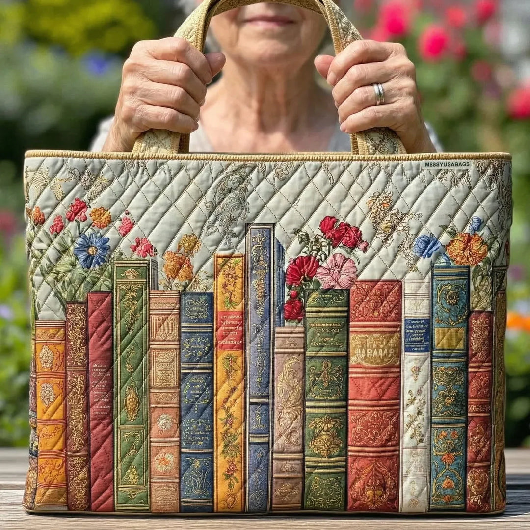 Gesteppter Shopper – Verzauberte Bibliothek