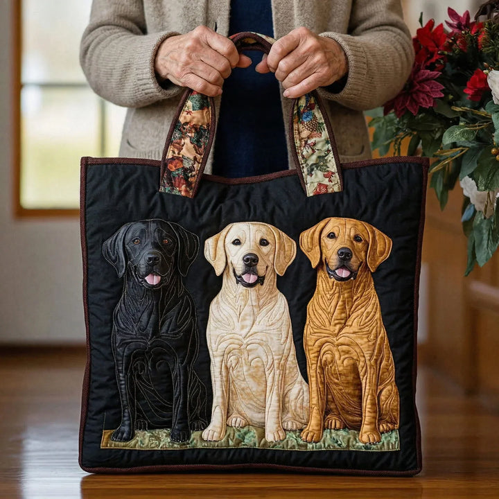 Kunstvolle Handtasche – Drei Labradore
