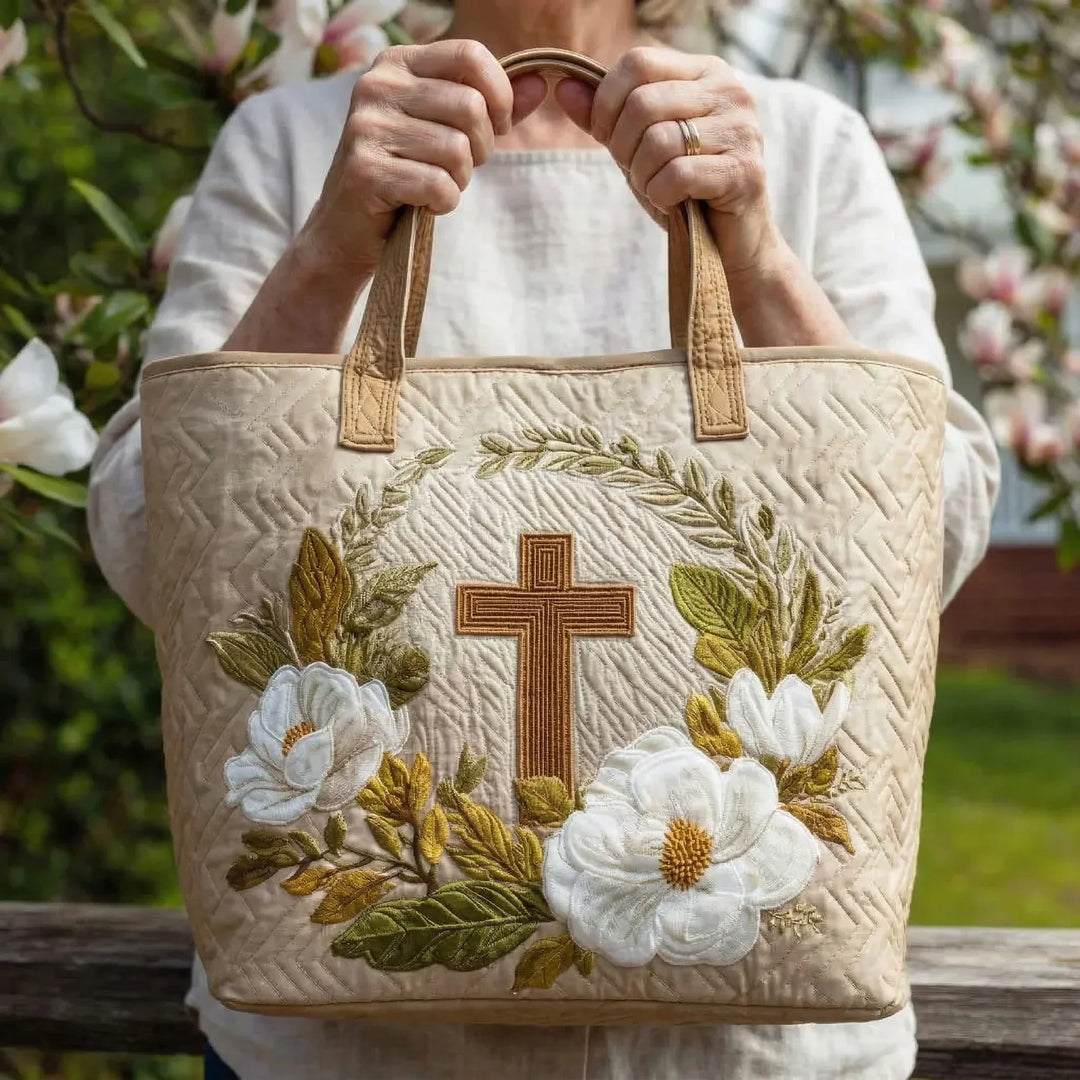 Kunstvoller Shopper – Heiliges Kreuz