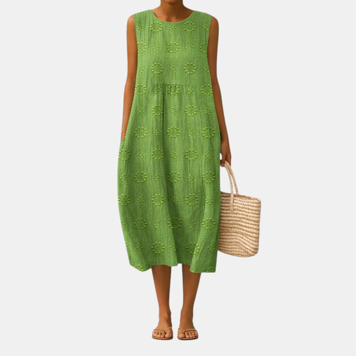Olivia | Luftiges Midi-Kleid für den Alltag
