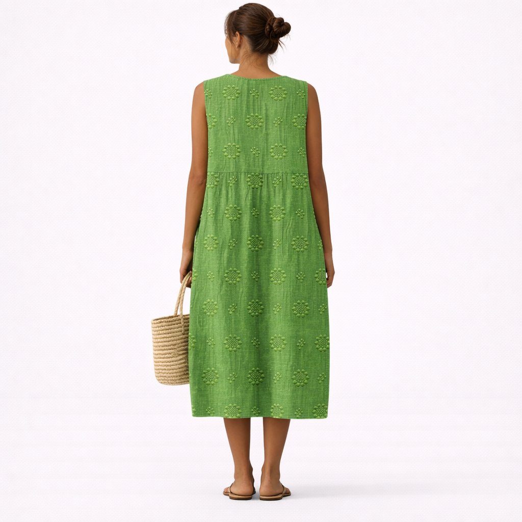 Olivia | Luftiges Midi-Kleid für den Alltag